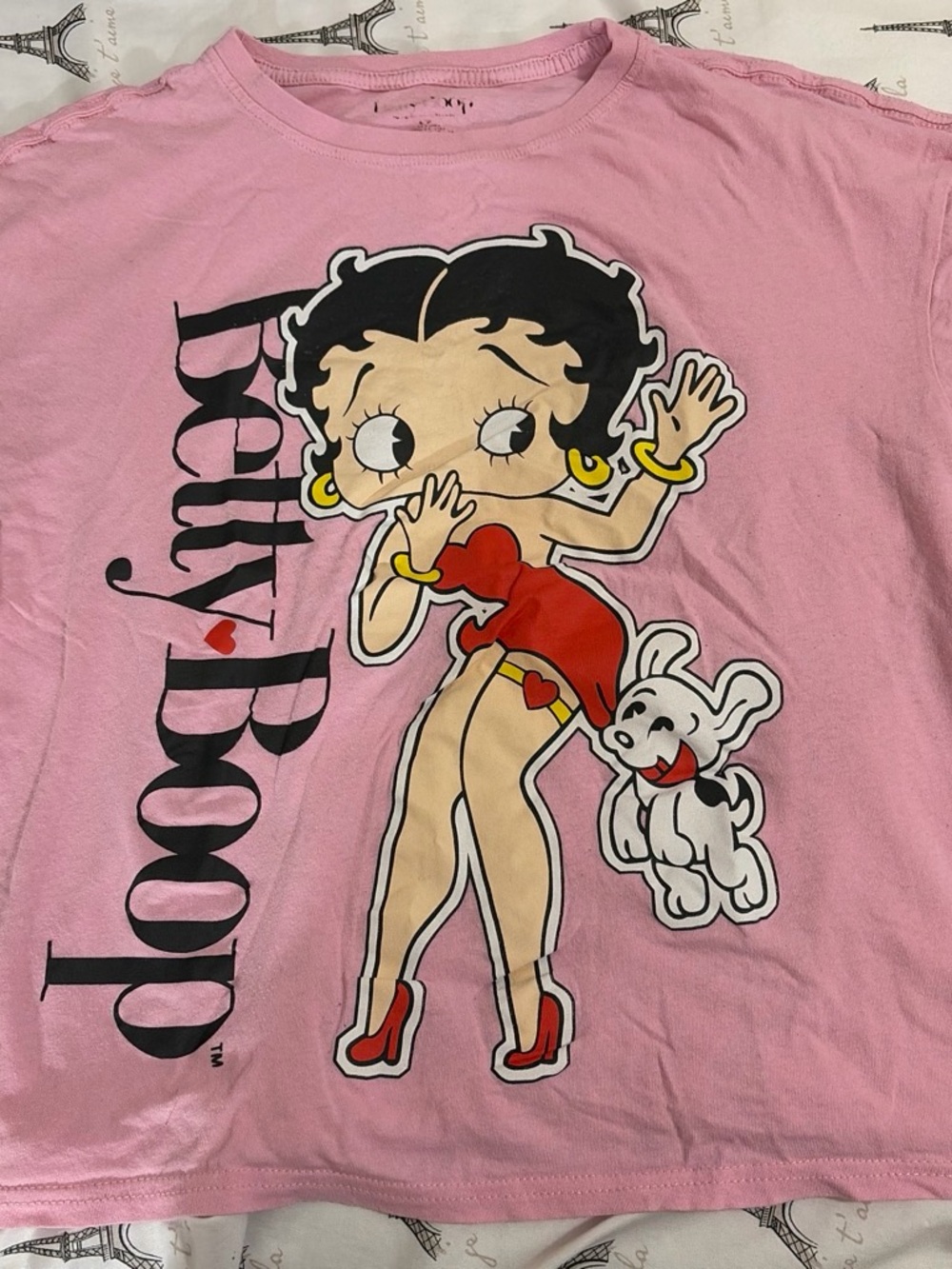 Betty Boop pink graphic tee